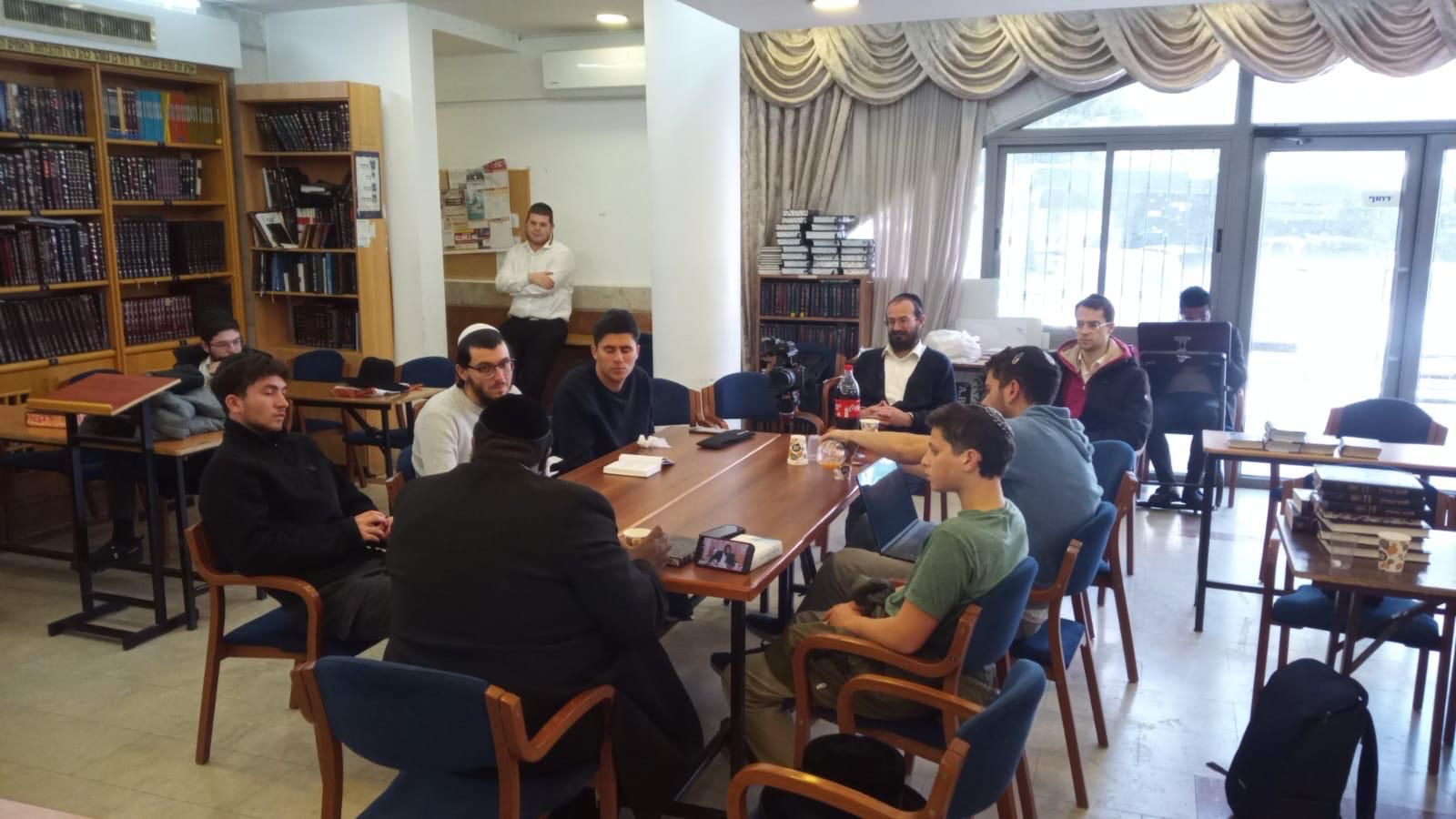 Beis Midrash Conversation at The Breslov Yeshiva
