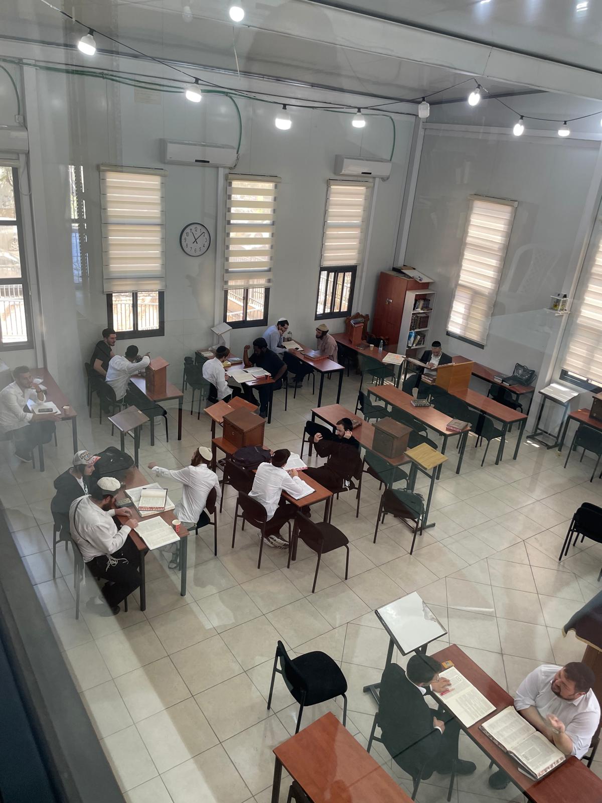 Learning From Above at The Breslov Yeshiva