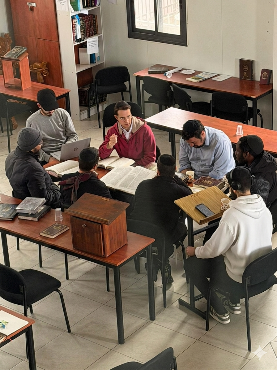 Table Seder at The Breslov Yeshiva