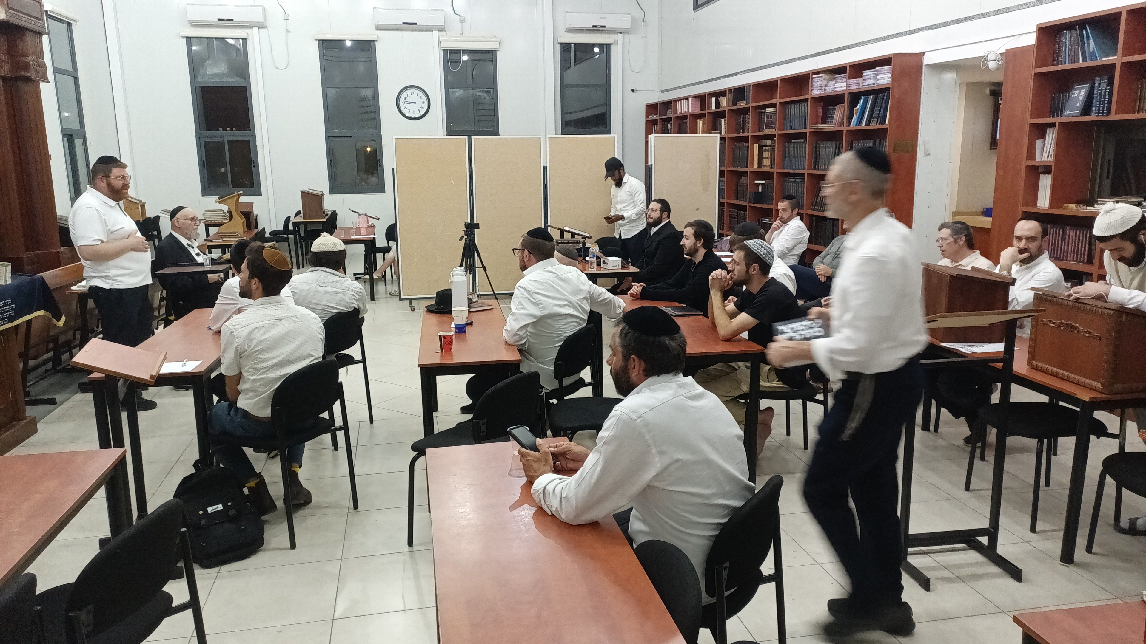Rabbi Chaim Kramer Visits at The Breslov Yeshiva