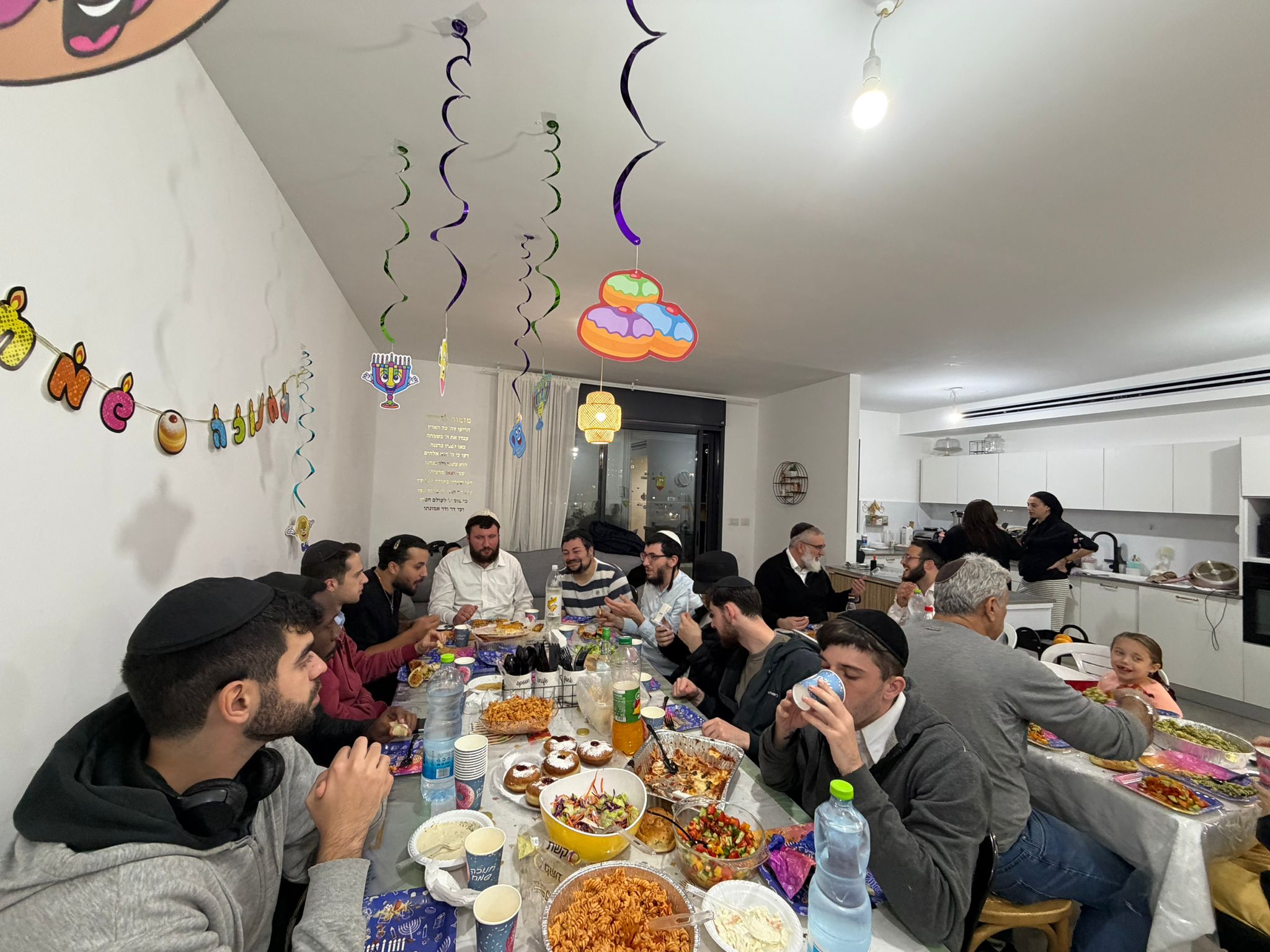 Shared Meal at The Breslov Yeshiva