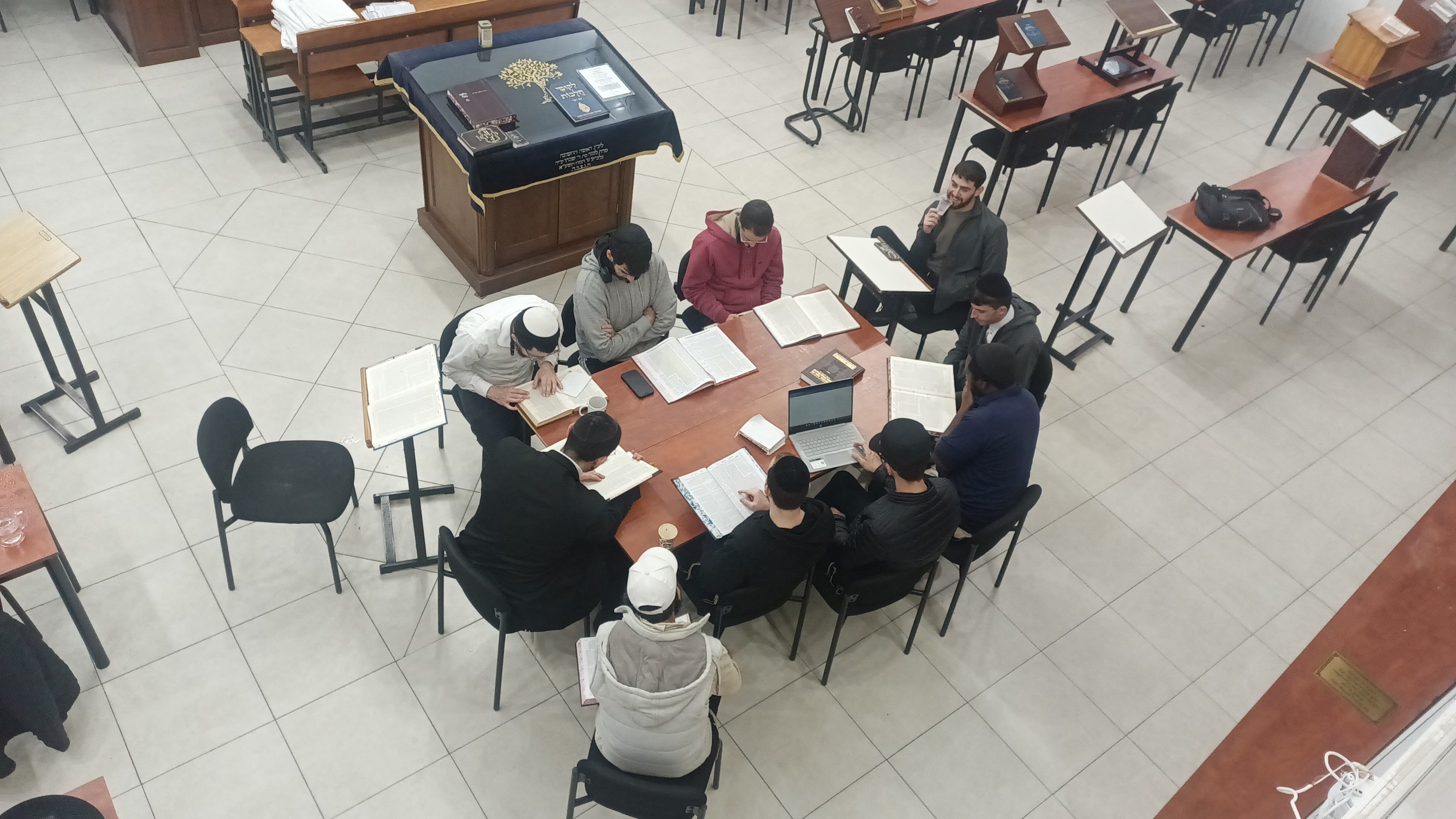 Around One Table at The Breslov Yeshiva